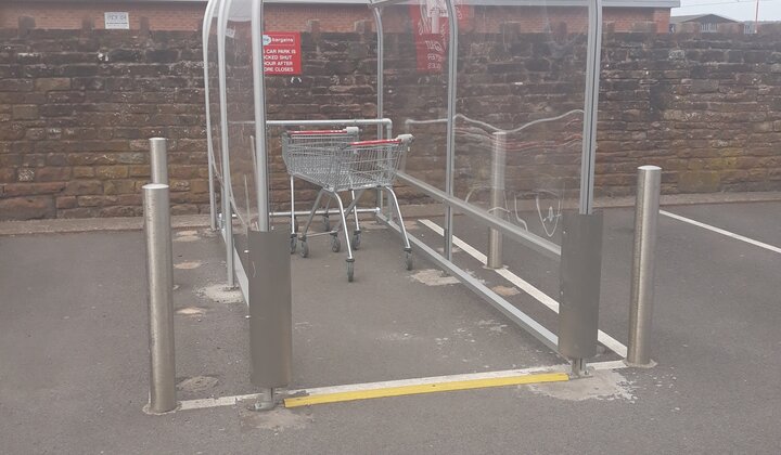 Trolley Shelter Anti Roll Back Strip main image 1